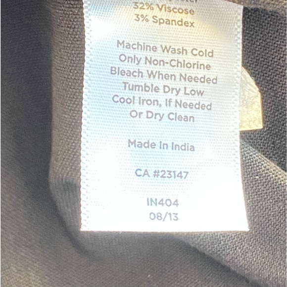 TALBOTS, Women’s Brown Lindsey Pants, Size: 18 W, Elastic waist, Side zipper. - Picture 6 of 14